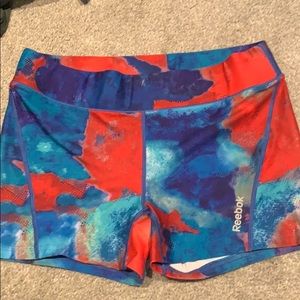 Reebok spandex workout shorts